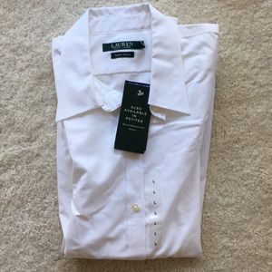 Ralph Lauren Non Iron Shirt White Size Large